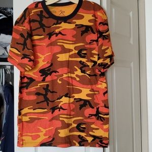 Rothco Orange Camo shirt